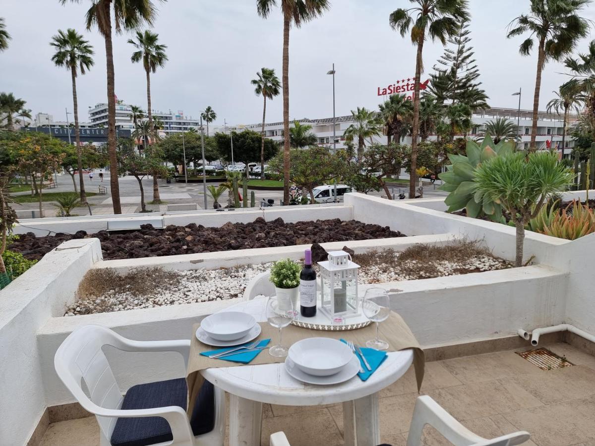 Duplex Apartment Vistamar, Sea-View, Heated Pool In Parque Santiago 2, Wifi Плая-де-лас-Америкас Экстерьер фото