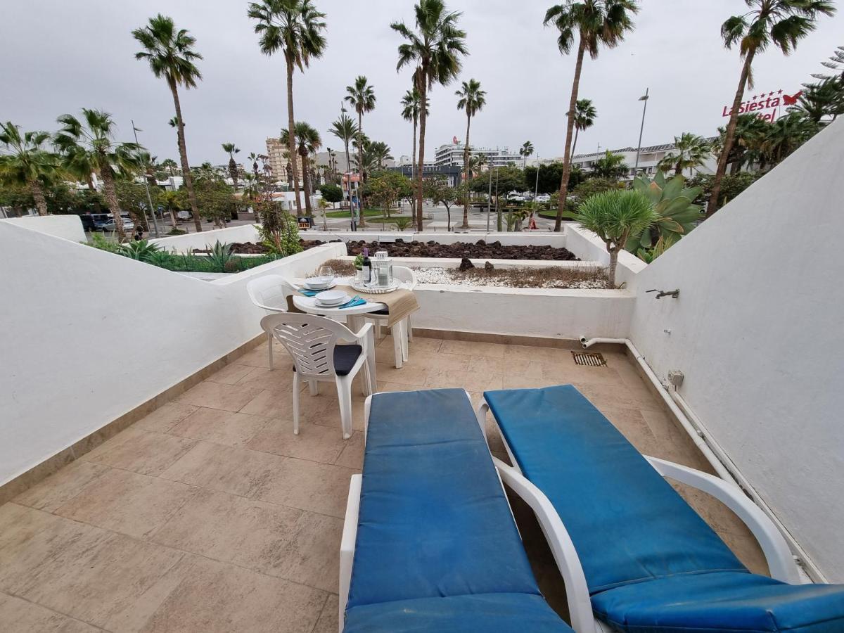 Duplex Apartment Vistamar, Sea-View, Heated Pool In Parque Santiago 2, Wifi Плая-де-лас-Америкас Экстерьер фото