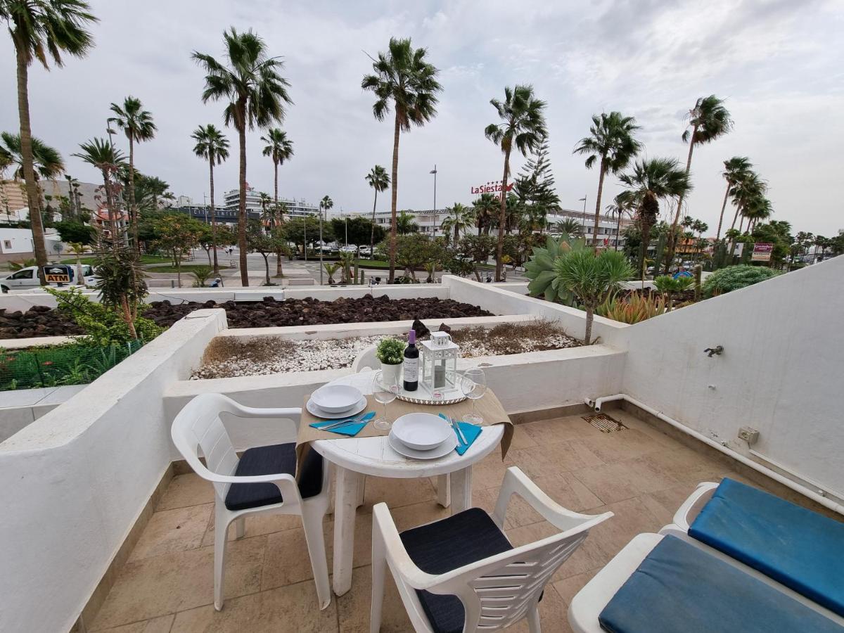Duplex Apartment Vistamar, Sea-View, Heated Pool In Parque Santiago 2, Wifi Плая-де-лас-Америкас Экстерьер фото